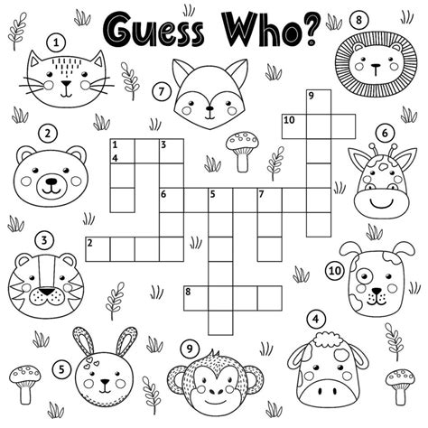 Children's Crossword Puzzles Printable