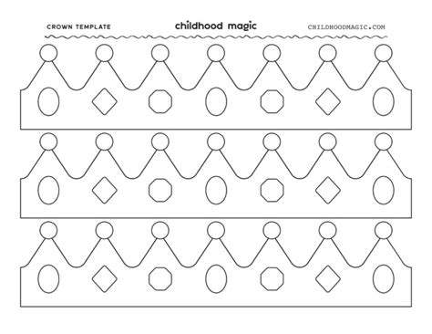 Childs Crown Template