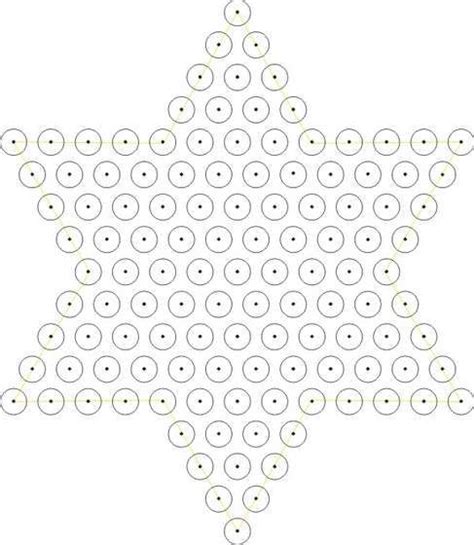 Chinese Checkers Board Template