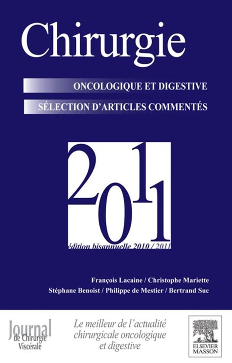 ^^ Download Pdf Chirurgie oncologique et digestive 2011 Books