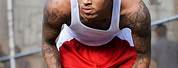 Chris Brown Plays Basketball