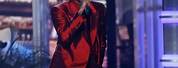 Chris Brown Red Suit