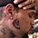 Chris Brown Shoe Tattoo