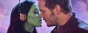 Chris Pratt Zoe Saldana Guardians of the Galaxy Vol. 2 Hug