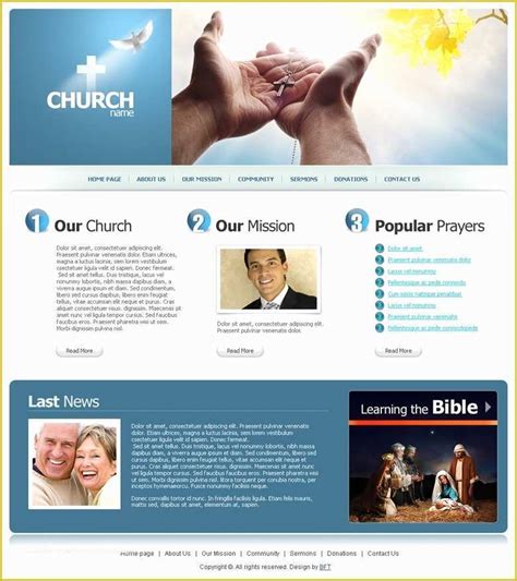 Christian Website Templates