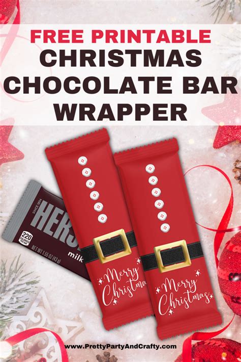 Christmas Candy Bar Wrappers Free Printable