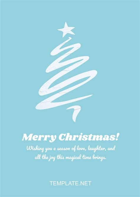 Christmas Card Template For Photo