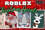 Christmas Decals Robloc