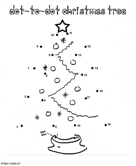 Christmas Dot To Dots Printable