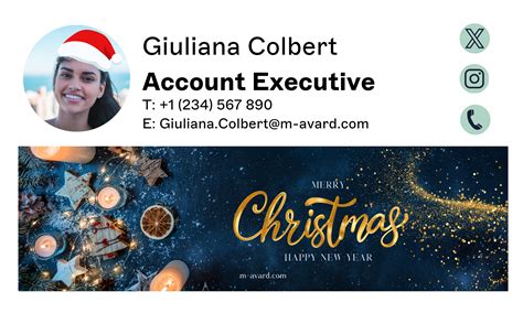 Christmas Email Signature Templates Free