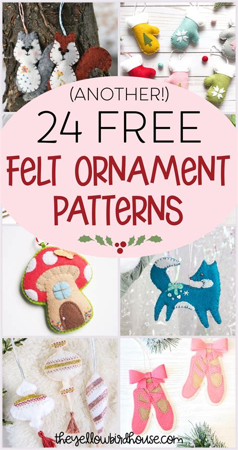 Christmas Felt Templates