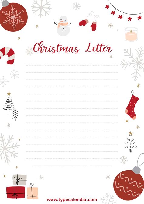 Christmas Letter Templates