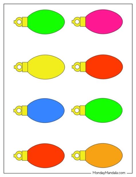 Christmas Lights Templates
