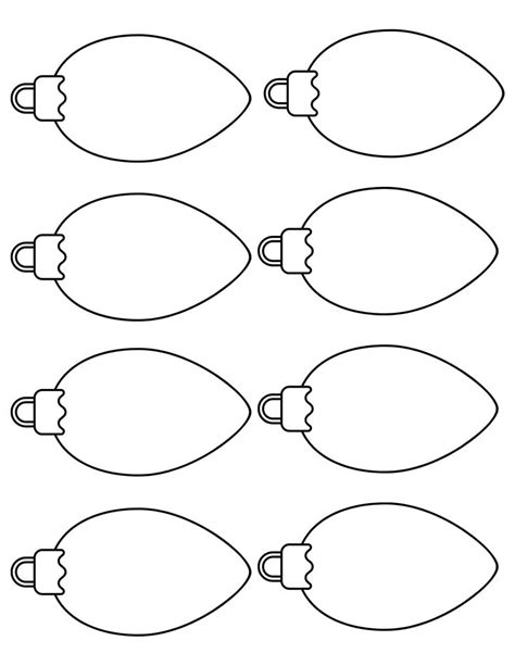 Christmas Lights Templates Free