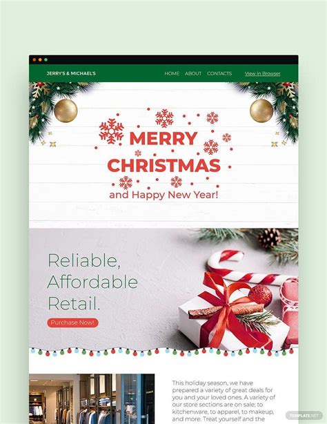 Christmas Newsletter Template Word