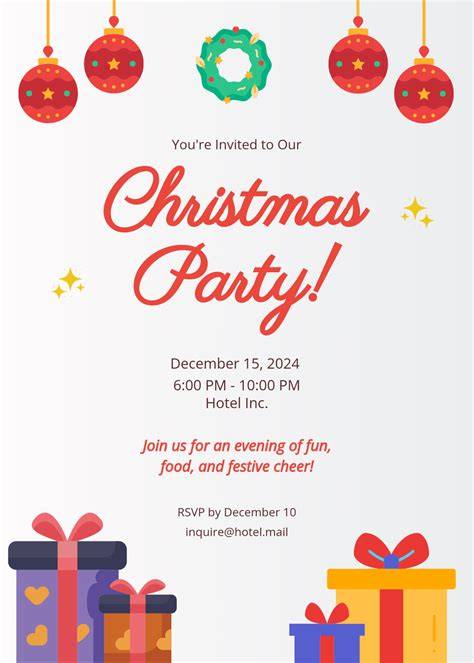Christmas Party Template Free