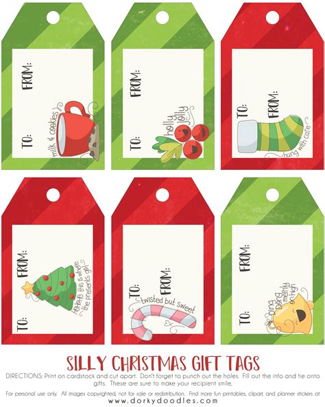 Christmas Present Printable Tags