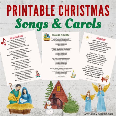 Christmas Songs Printable