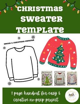 Christmas Sweater Design Template