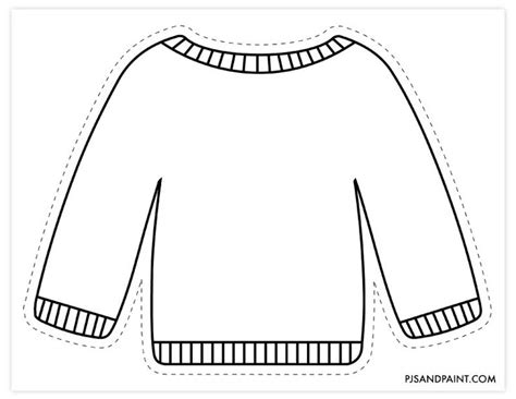 Christmas Sweater Template