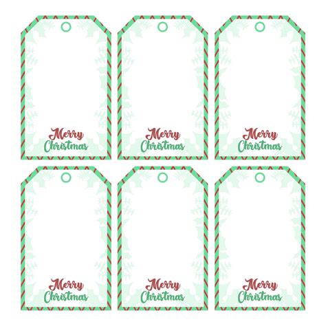 Christmas Tag Templates Gifts