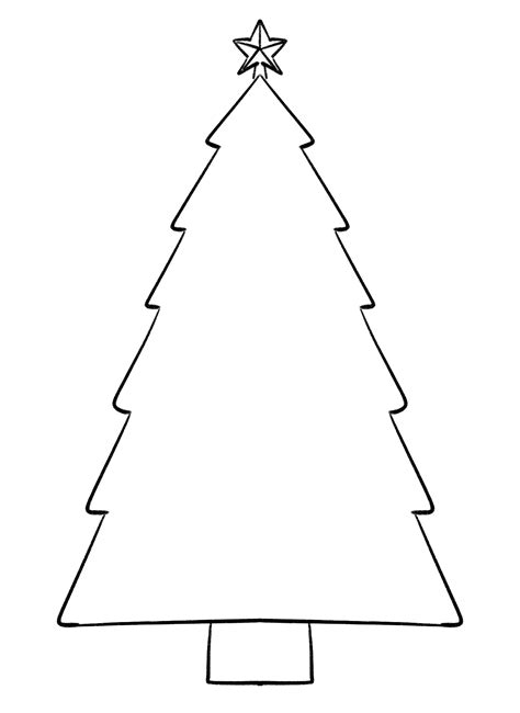 Christmas Tree Blank Template