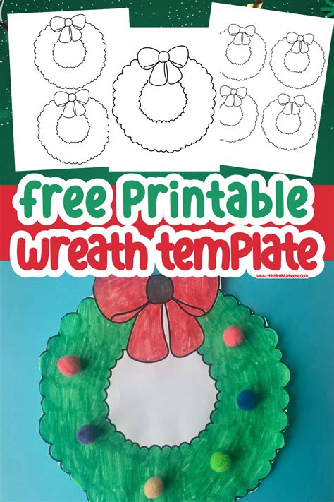 Christmas Wreath Template