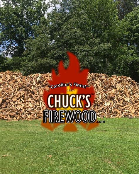 Chuck's Firewood - Charlotte, Delivery of Stacks & Racks