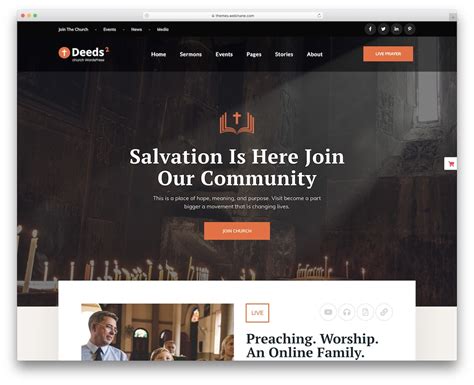Church Website Template Free Download