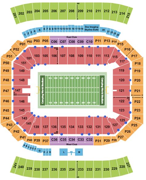 Citrus Bowl Seating Chart