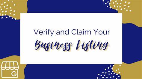 Claim and Verify Your Business Listing