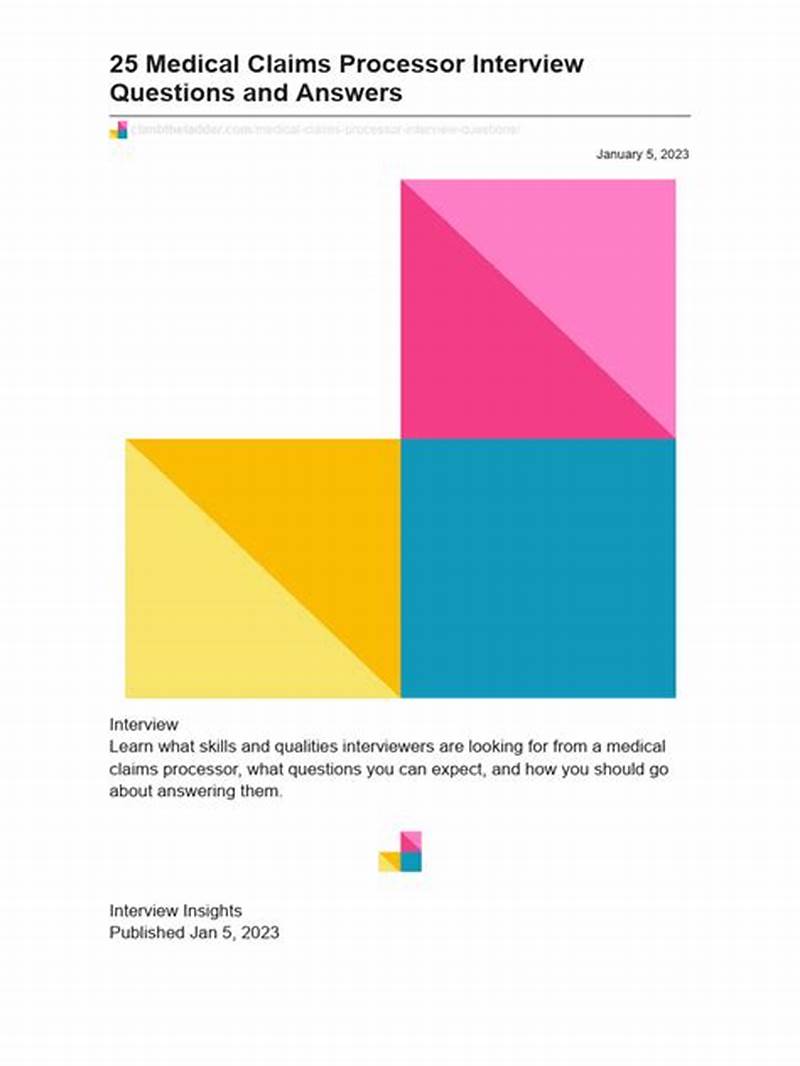 Claims Processor Interview Questions