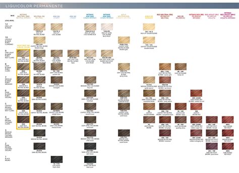 Clairol Color Chart Professional
