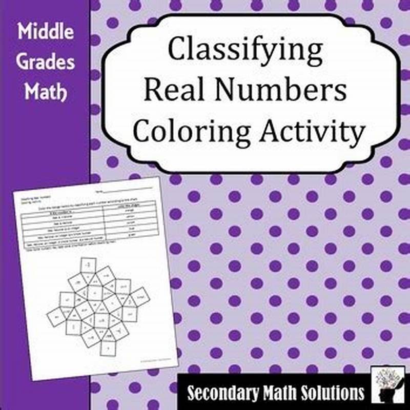 Classifying Real Numbers Coloring Activity Answers