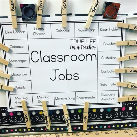 Classroom Job Chart