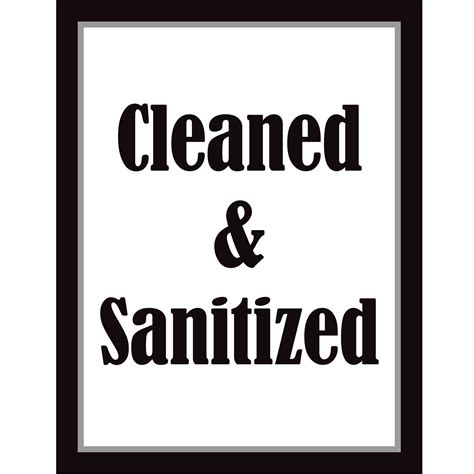 Sanitized Sign
