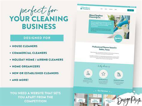 Cleaning Business Website Template
