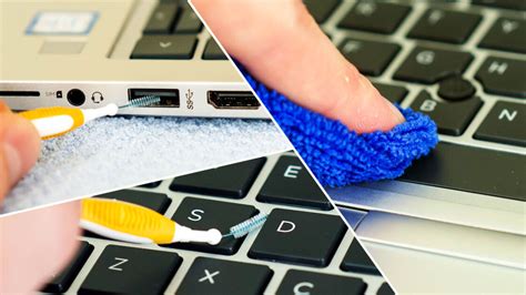 Cleaning the Laptop Keyboard and Screen