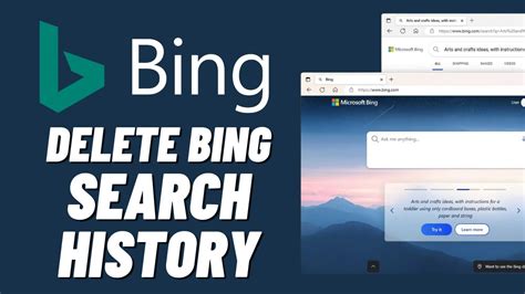 Clear Bing Search History without Signing In