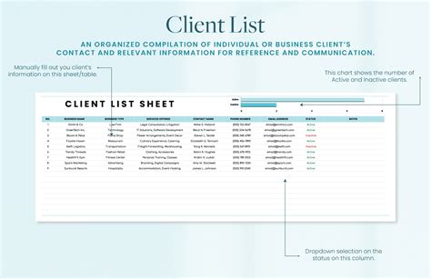 Client List Template