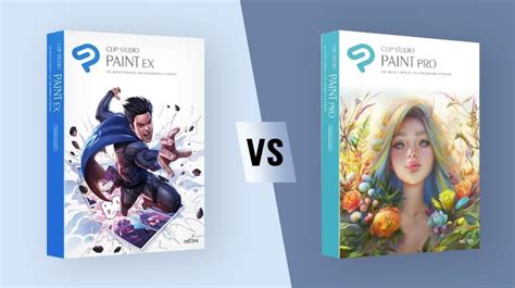 Clip Studio Paint Pro vs Ex