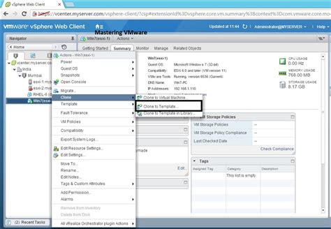 Clone To Template Vmware