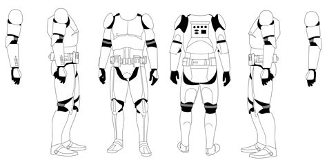 Clone Trooper Armour Templates