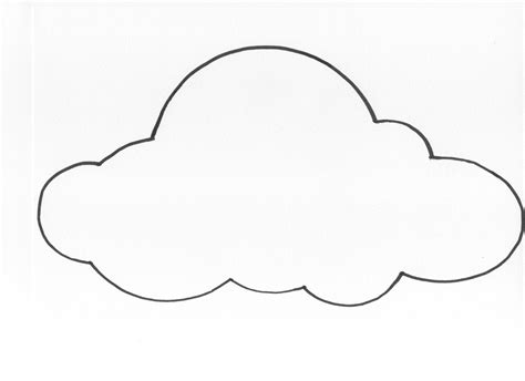 Cloud Printable Template