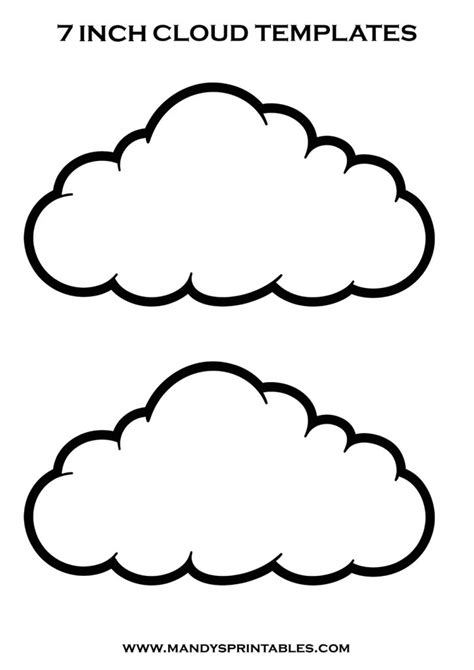 Cloud Template To Print