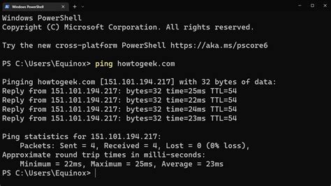 Cmd Ping Command