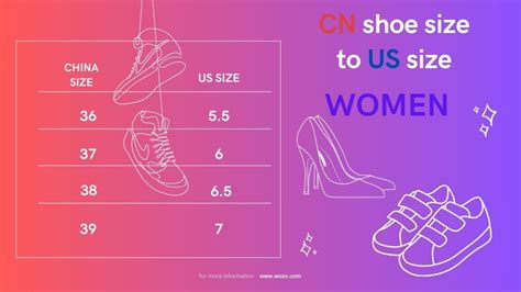 Cn Shoe Size Chart