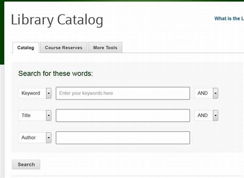 Cod Library Catalog