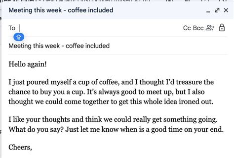 Coffee Chat Template