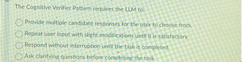 Cognitive Verifier Pattern